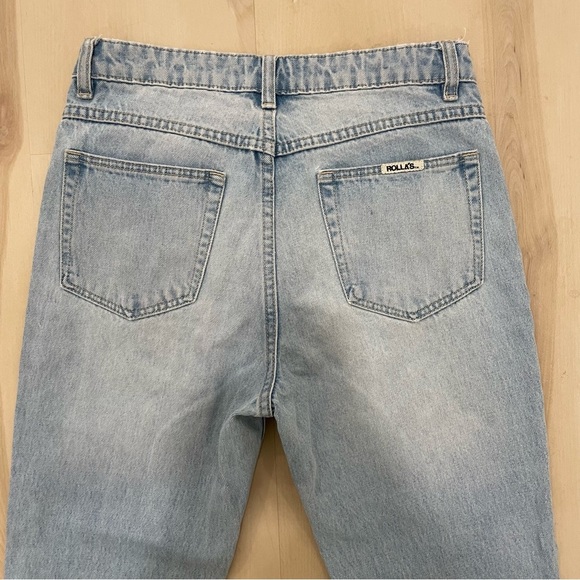 Rolla’s Miller Mid-High Rise Slim Straight Jean Women's 28 Horizon Blue - Picture 6 of 16